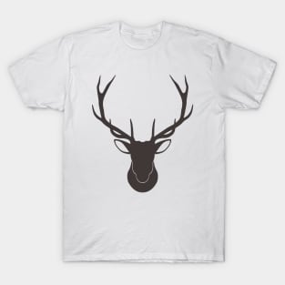 Vintage Reindeer Silhouette T-Shirt